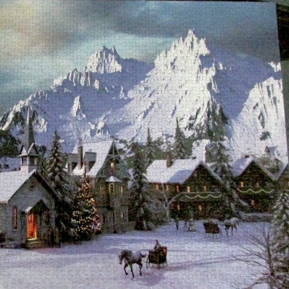 Eurographics Puzzle 1000 pieces, Rocky Mountain Christmas - Picture 5 of 5